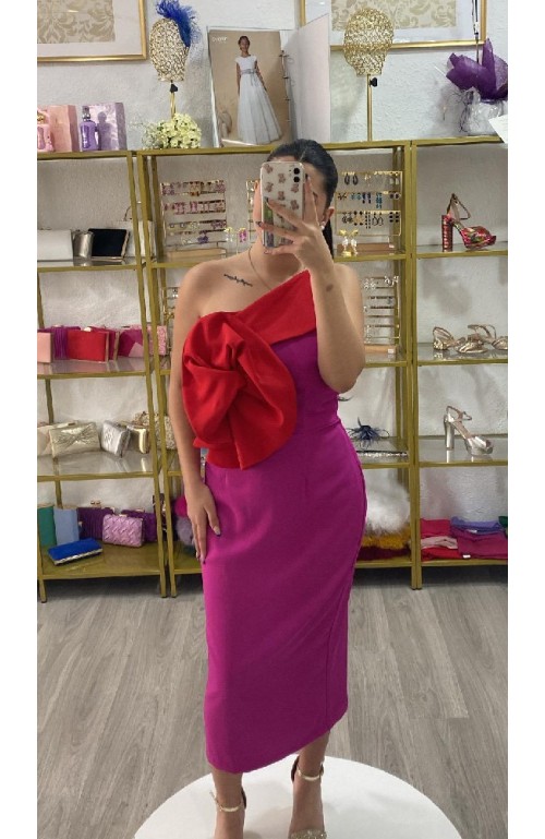 10033 Vestido Narciso Flor