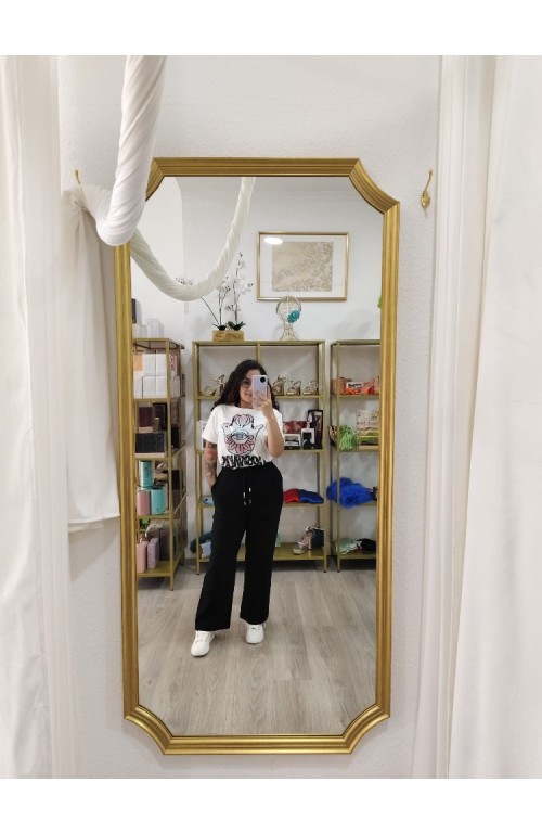 10347 NEGRO PANTALÓN WIDE