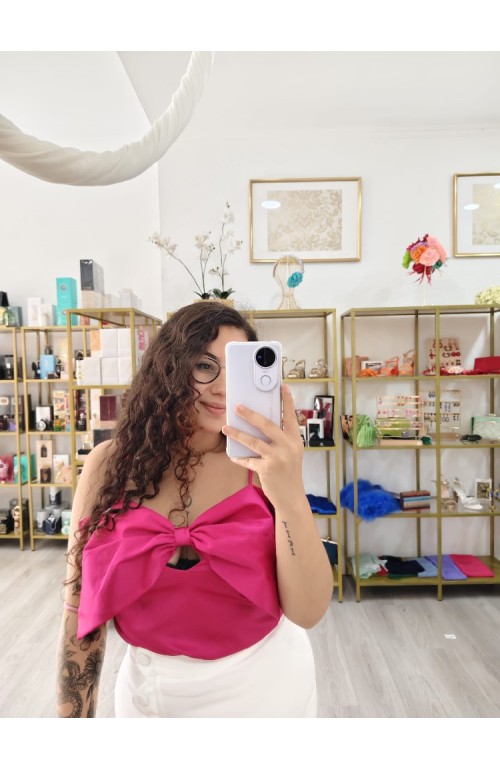 10351 FUCSIA TOP. LAZ