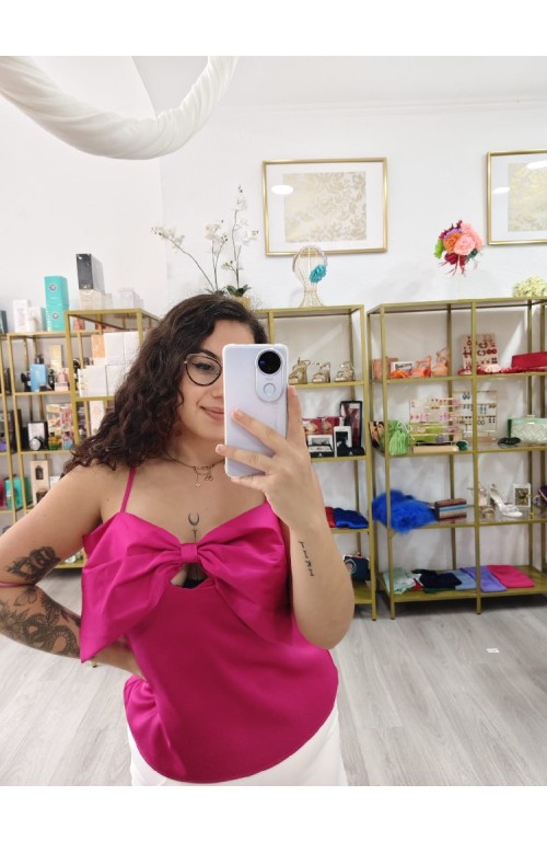 10352 FUCSIA TOP. LAZ