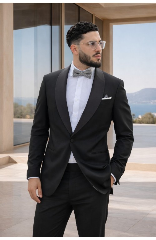 11323 NEGRO Traje Giuseppe
