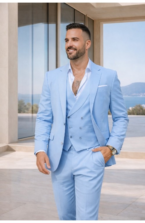 11342 AZUL CIELO Traje Samuel