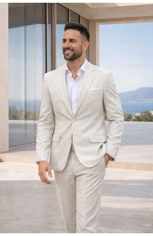 11346 GRIS CLARO Traje Manel
