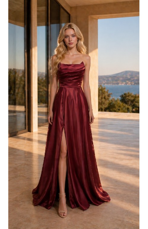 11407 VESTIDO RAZO LARGO