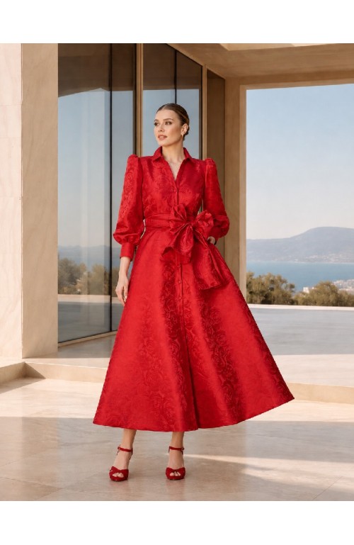 11499 VESTIDO CARMESI