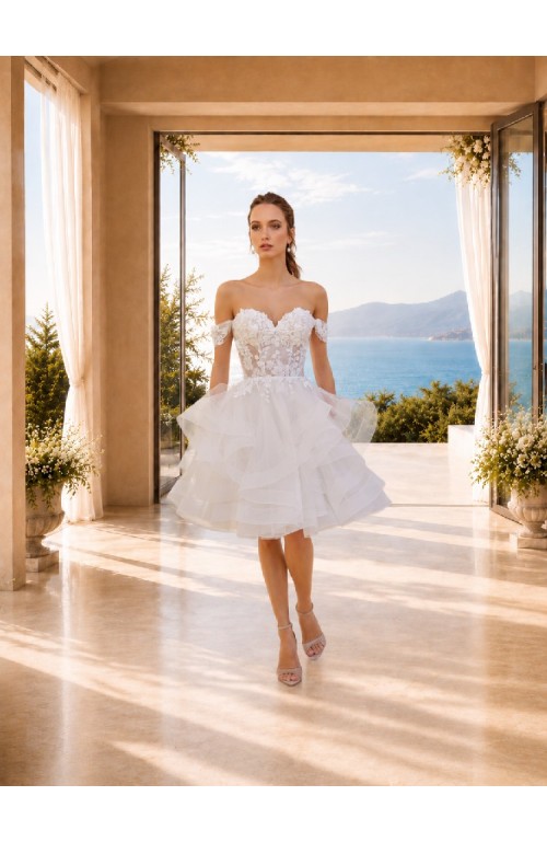 11733 VESTIDO DE NOVIA ALBA CORTA