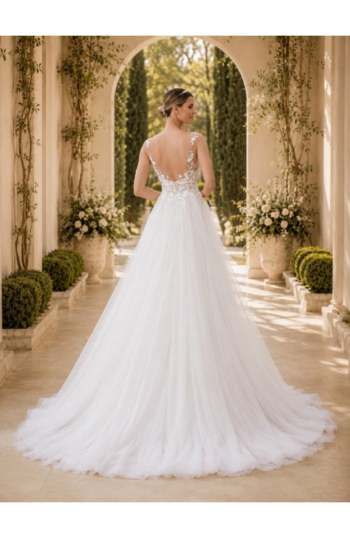 11806 Vestido novia Morganite