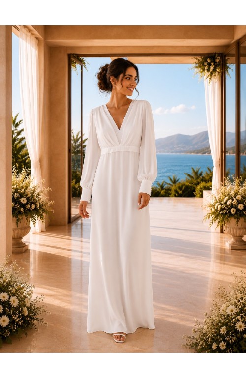 11847 Vestido novia Basima
