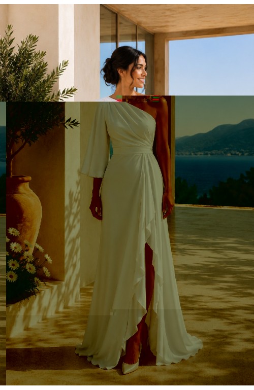 11884 VESTIDO NOVIA MANGA