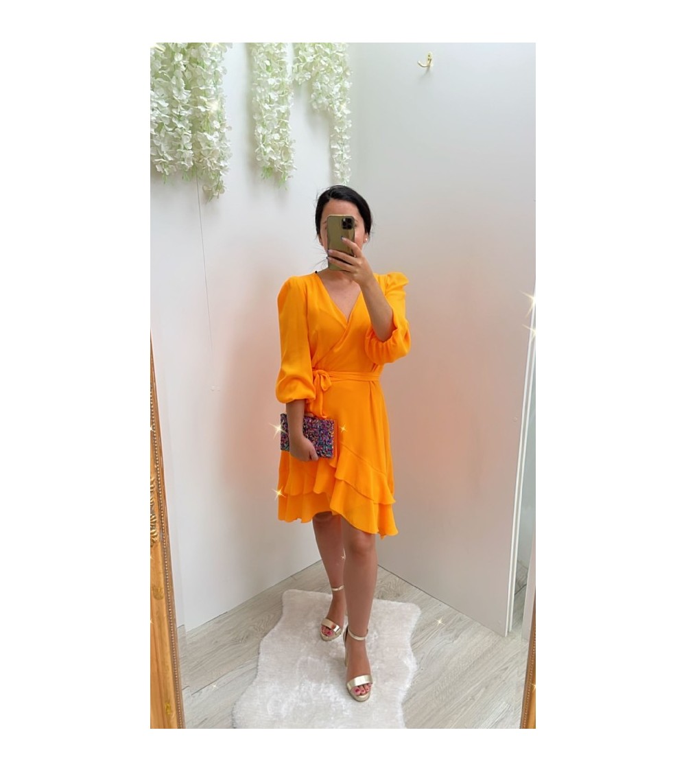 2799 NARANJA Vestido Namibia