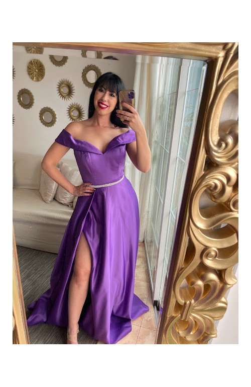 4508 MORADO Vestido Iraya Tg