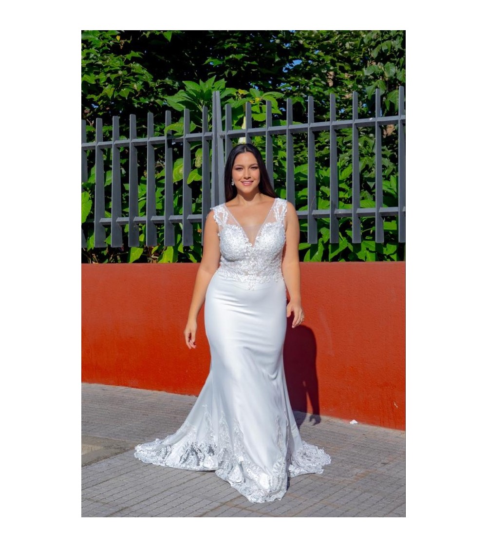 6069 Vestido novia Flavia