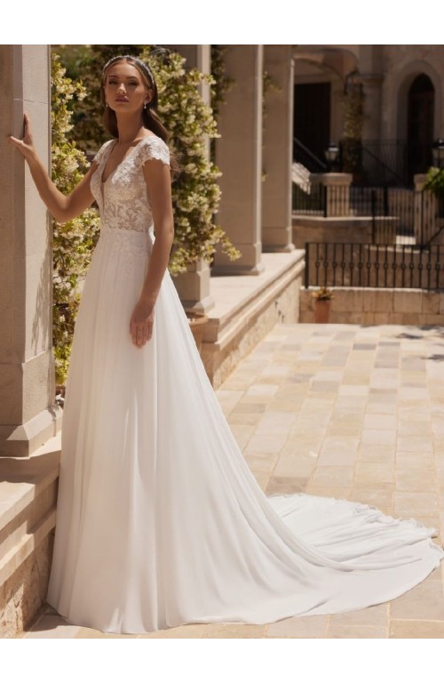 7640 Vestido novia Agatea