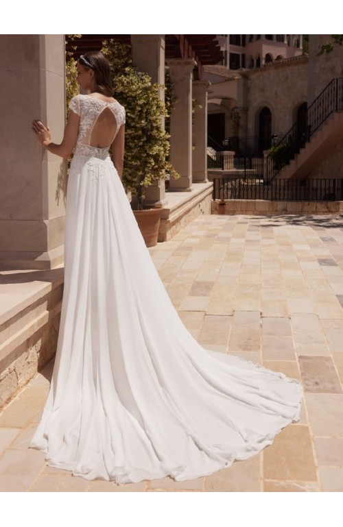 7641 Vestido novia Agatea