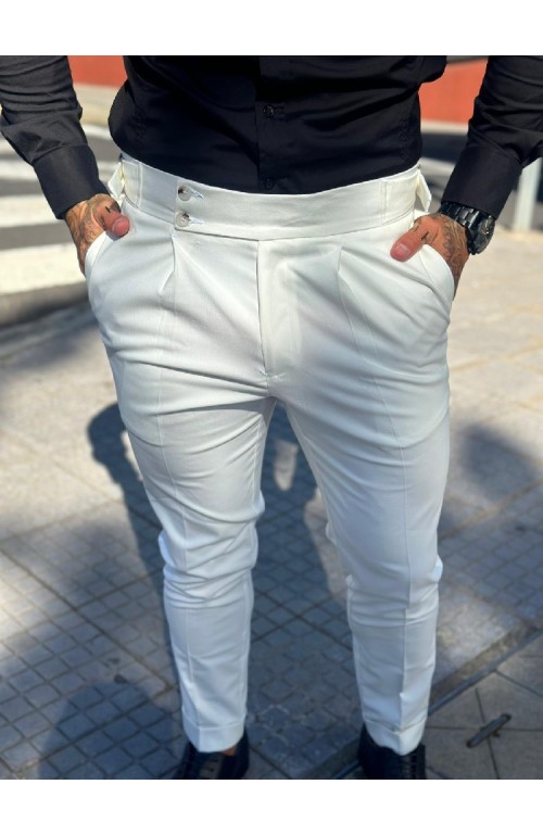 7745 Pantalon Megan blanco