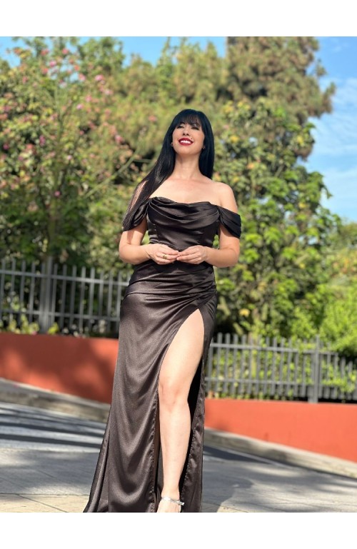 7878 NEGRO Vestido Solería