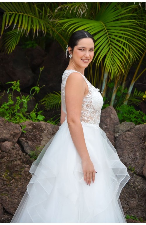 7974 Vestido novia Mina