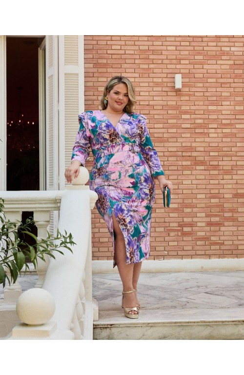 8051 Vestido Lena estampado