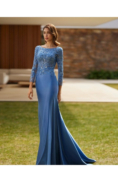 8331 AZUL CANARD Vestido Oceano