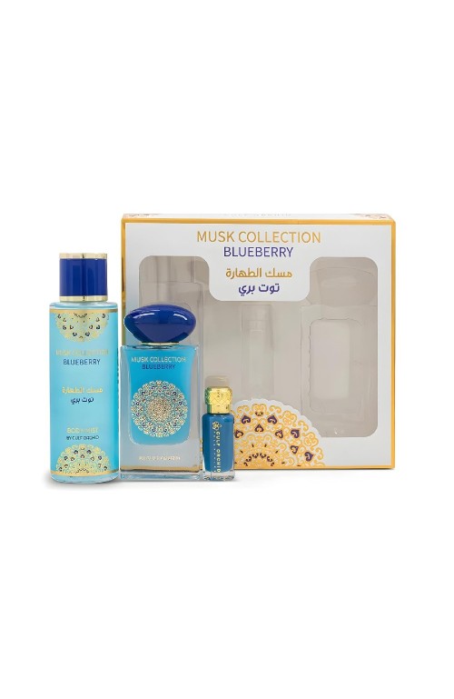 8655 PERFUME MUJER SET MUSK BLUEBERRY