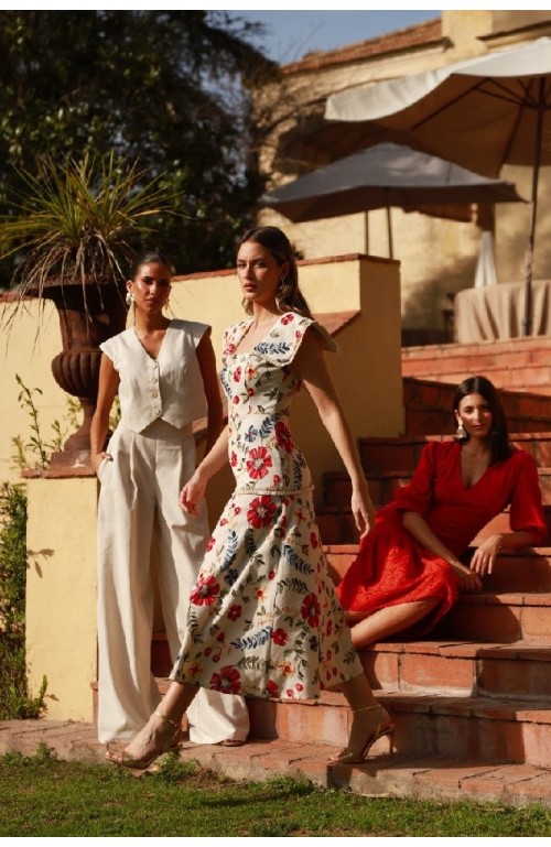 9701 VESTIDO TIMBA BORDADO